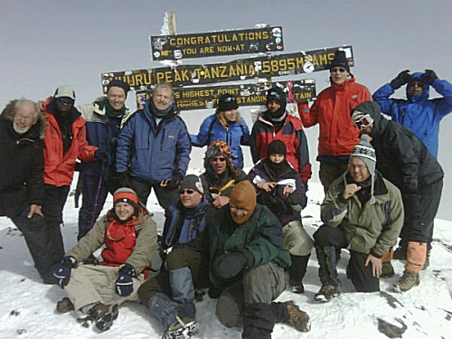 Groep van vijftien deelnemers
