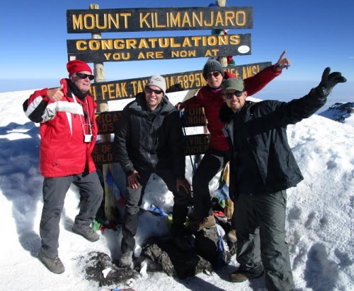 Jolanda Coster groep op de top