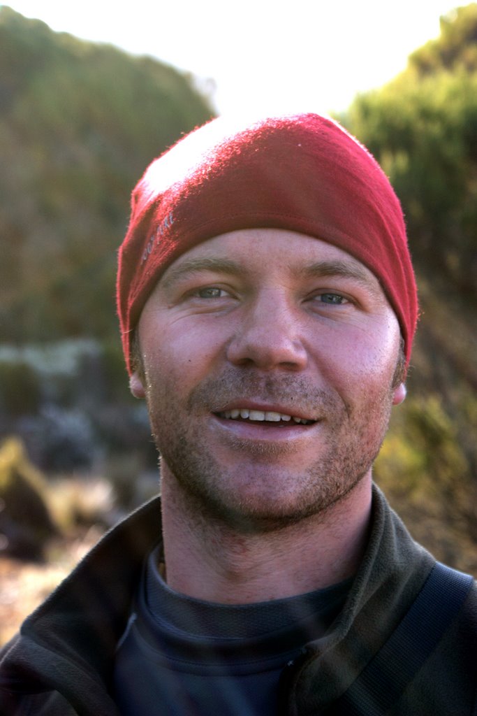 Ramon Stoppelenburg op de Kilimanjaro