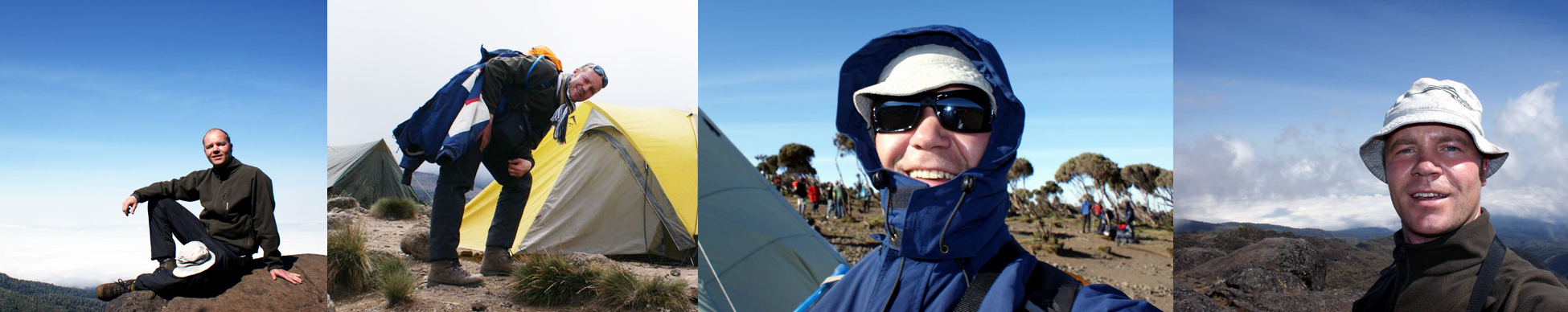 Ramon Stoppelenburg op de Kilimanjaro